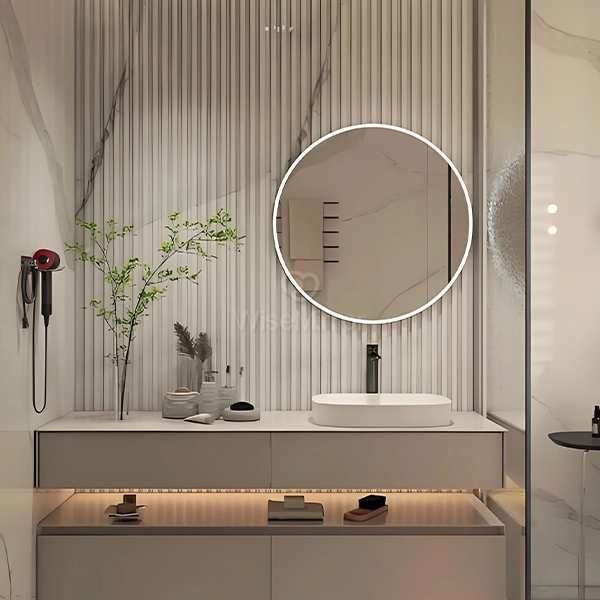 Edge Lit Bathroom Mirror